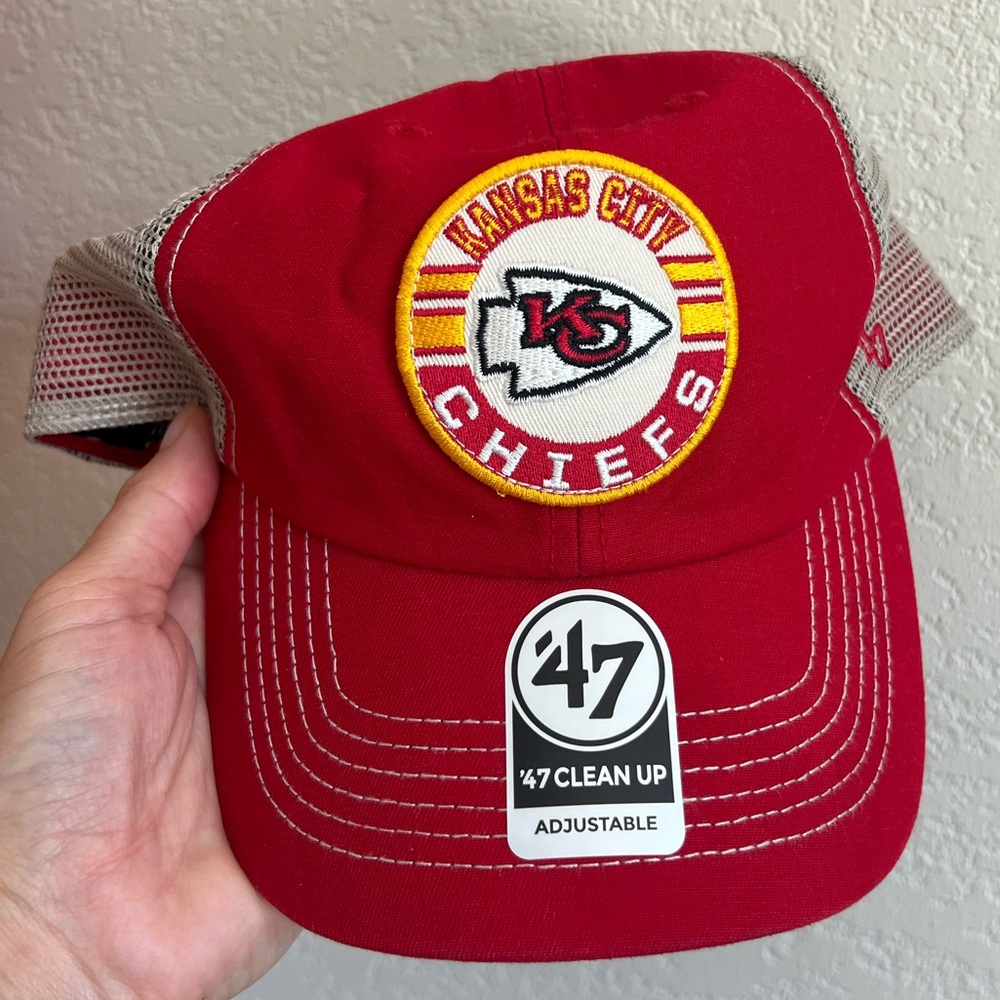 Kansas City Chiefs Football Mesh Snap Back Hat